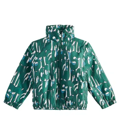 Stella Mccartney Kids' Printed Jacket In Green