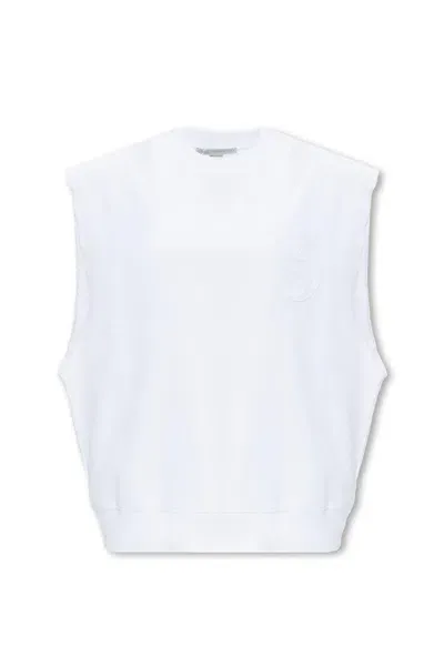 Stella Mccartney S-wave Oversized Tank Top In White