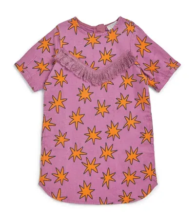 Stella Mccartney Kids' Star Print Dress In Purple