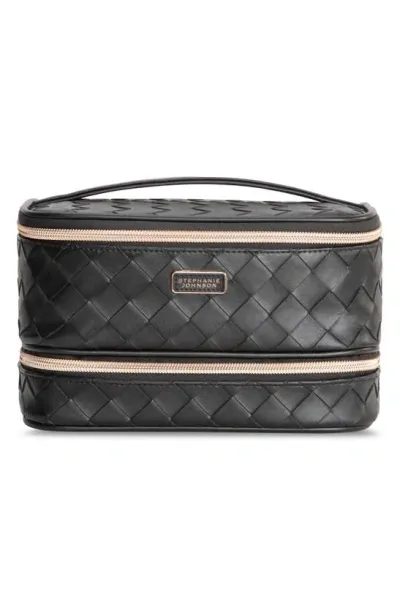 Stephanie Johnson Belize Raven Jenny Cosmetics Train Case In Black