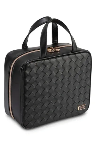 Stephanie Johnson Belize Raven Martha Large Briefcase Cosmetics Case In Black