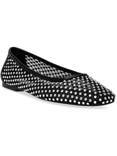 Steve Madden Women's Auden Slip On Square Toe Ballet Flats In Black