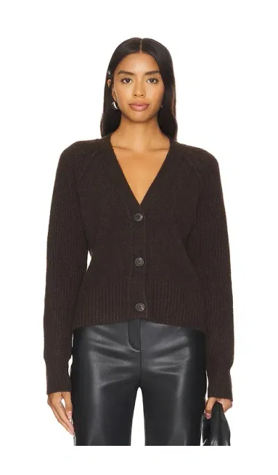 Steve Madden Beckie Cardigan In Chestnut