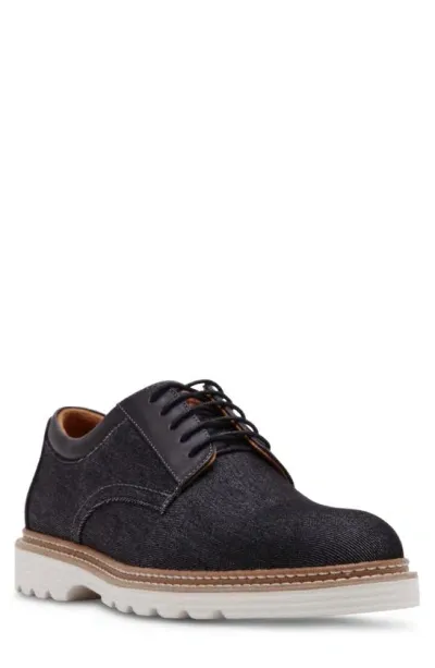 Steve Madden Camber Denim Derby In Black