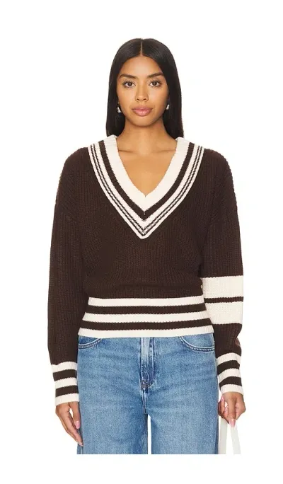 Steve Madden Jen Sweater In Chestnut