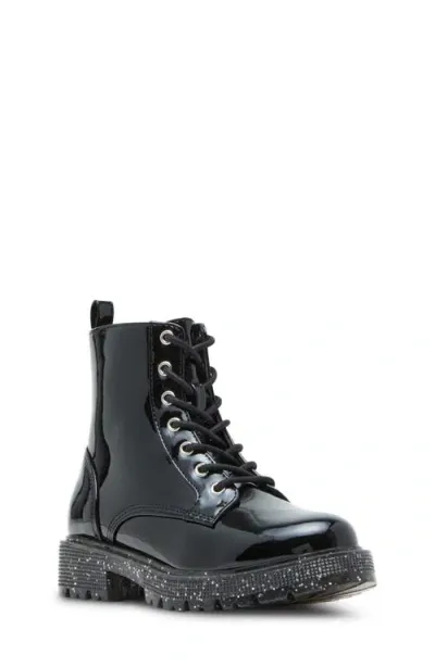 Steve Madden Kids'  Jtaurus Combat Boot In Black