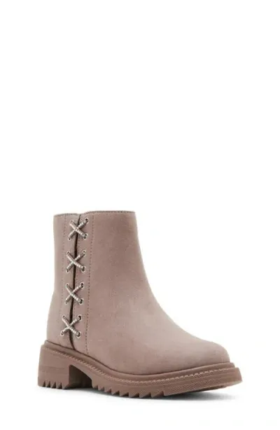 Steve Madden Kids' Jkarra Bootie In Taupe