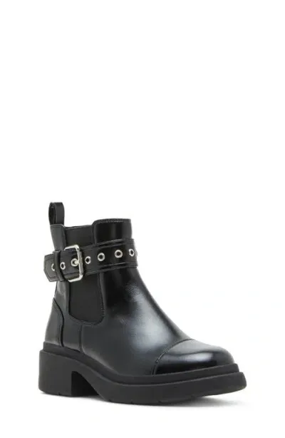 Steve Madden Kids' Jkiki Platform Bootie In Black