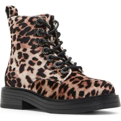 Steve Madden Kids' Jnolita Bootie In Leopard