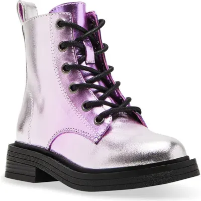 Steve Madden Kids' Tnolita Bootie In Purple Ombre