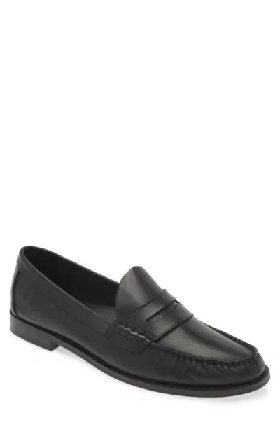 Steve Madden Kingston Penny Loafer In Black