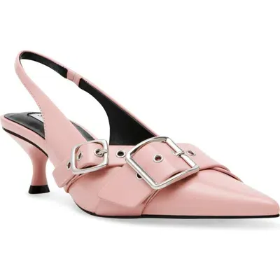 Steve Madden Lezley Kitten Heel Slingback Pump In Pink