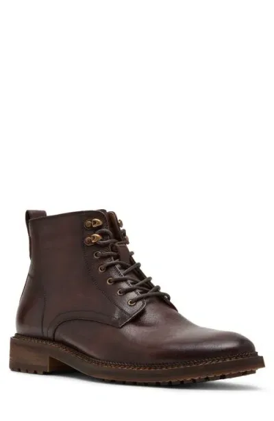 Steve Madden Noby Lace-up Boot In Brown