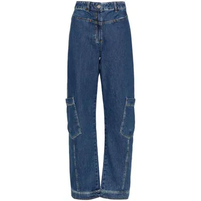 Stine Goya Dion High-rise Loose-cut Jeans In Blue