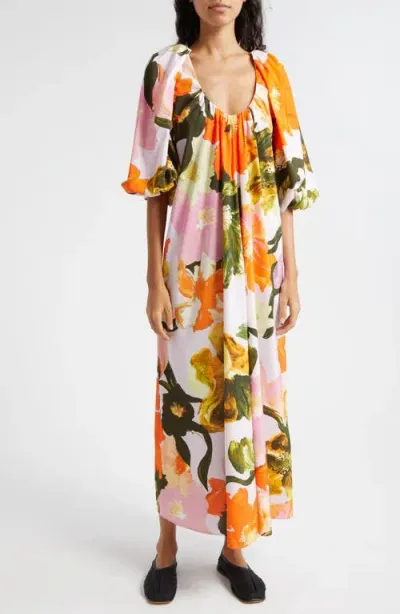 Stine Goya Teresa Maxi Dress In Orange