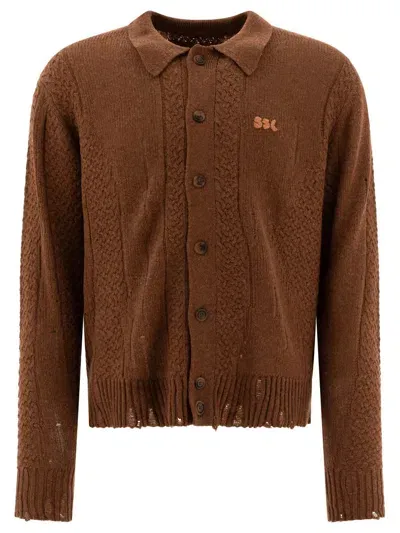 Stockholm Surfboard Club Broke Knitwear Brown