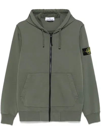 Stone Island Sweatshirt Green Cotton