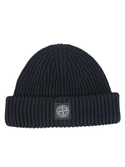 Stone Island Hat In Blue