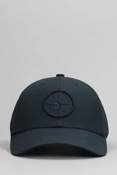 Stone Island Hats In Blue