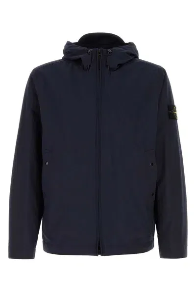 Stone Island Jackets In Blue