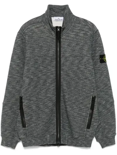 Stone Island Jersey-fleece Sweatshirt In Grey