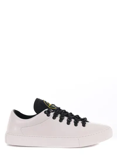 Stone Island Leather Sneakers