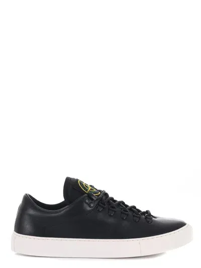 Stone Island Leather Sneakers