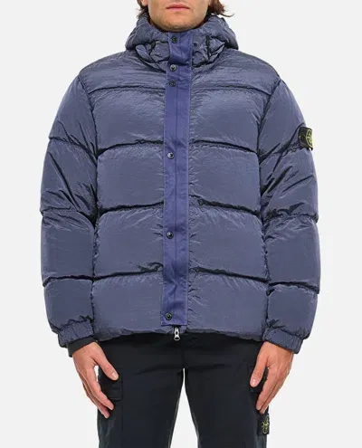 Stone Island Nylon Metal Jacket In Blue