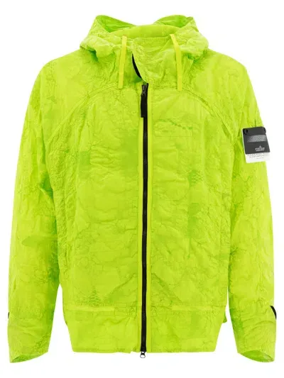 Stone Island Shadow Project Nylon Metal Econyl Jackets In Green