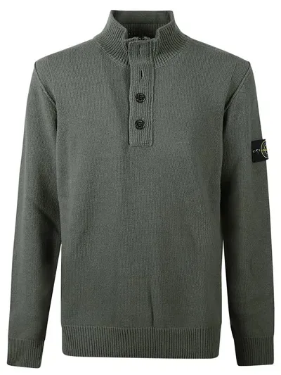 Stone Island Sweater In Green