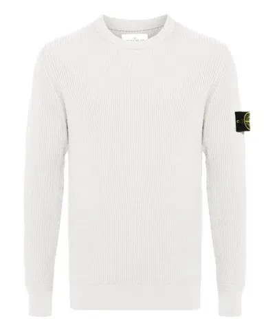 Stone Island Sweater In White