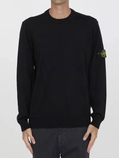 Stone Island Sweaters In Black