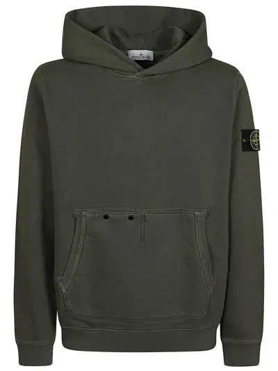 Stone Island Sweatshirt In Green