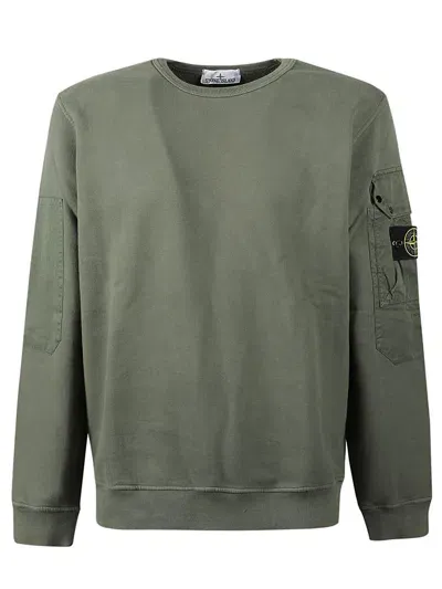 Stone Island Sweatshirt In Green