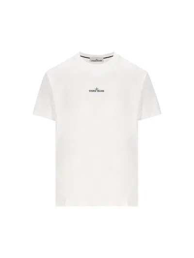 Stone Island T-shirts And Polos In White