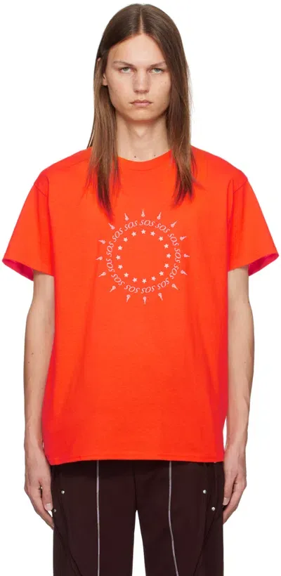 Strongthe Orange 'sos' T-shirt