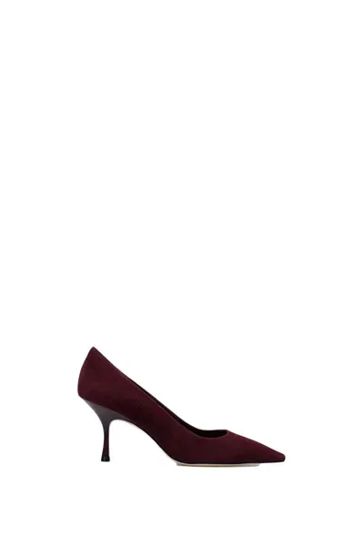 Stuart Weitzman Naomi 75 Pumps In Burgundy