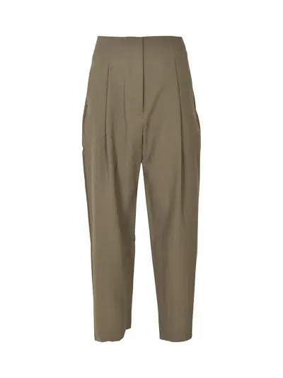 Studio Nicholson Khaki Acuna Trousers In Brown