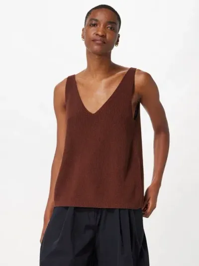 Studio Nicholson Brown Bara Tank Top