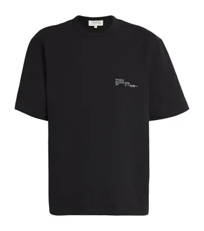 Studio Nicholson Cotton T-shirt In Black