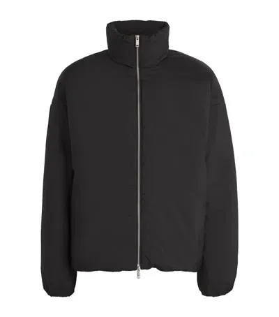 Studio Nicholson Goose Down Puffer Coat In Black