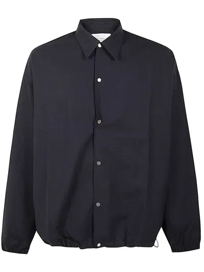 Studio Nicholson Wool Coach Jacket Clothing In Blue