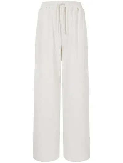 Studio Tomboy Cotton Track Pants In Neutrals