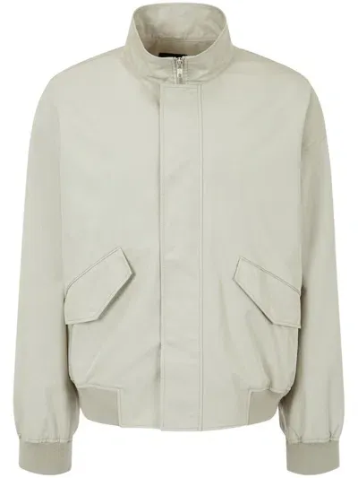 Studio Tomboy High-neck Bomber Jacket In Green