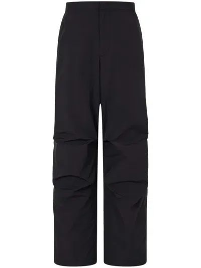 Studio Tomboy Loose-ruched Trousers In Black