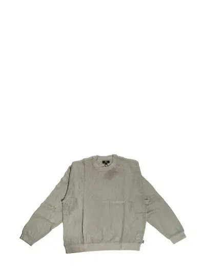 Stussy Cotton-mesh Sweater In Neutrals