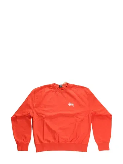 Stussy Crew-neck Sweatshirt In Red