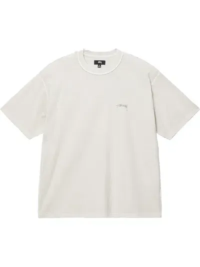 Stussy Lazy Ss T-shirt In Neutral