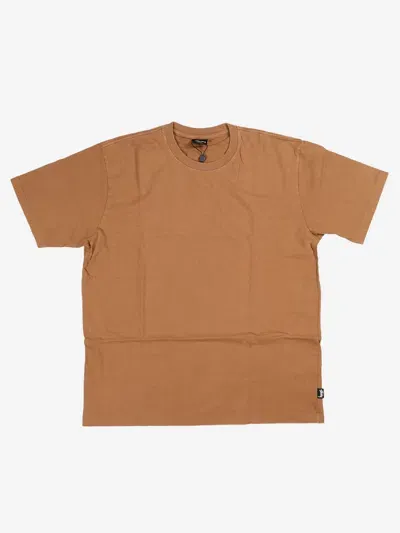 Stussy Men Pigment Dyed Crew T-shirts In Brown