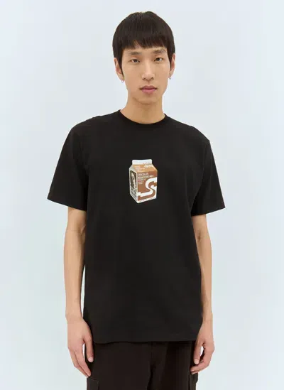 Stussy Milk T-shirt In Black